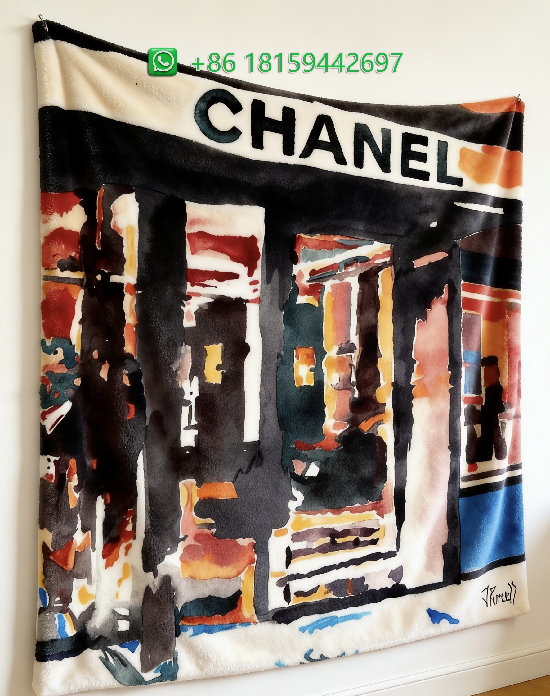 Chanel Throw Blankets